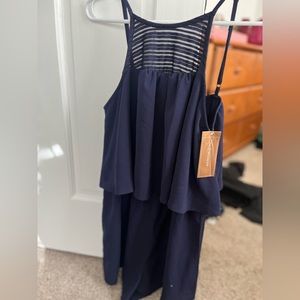 Navy blue Francesca’s romper